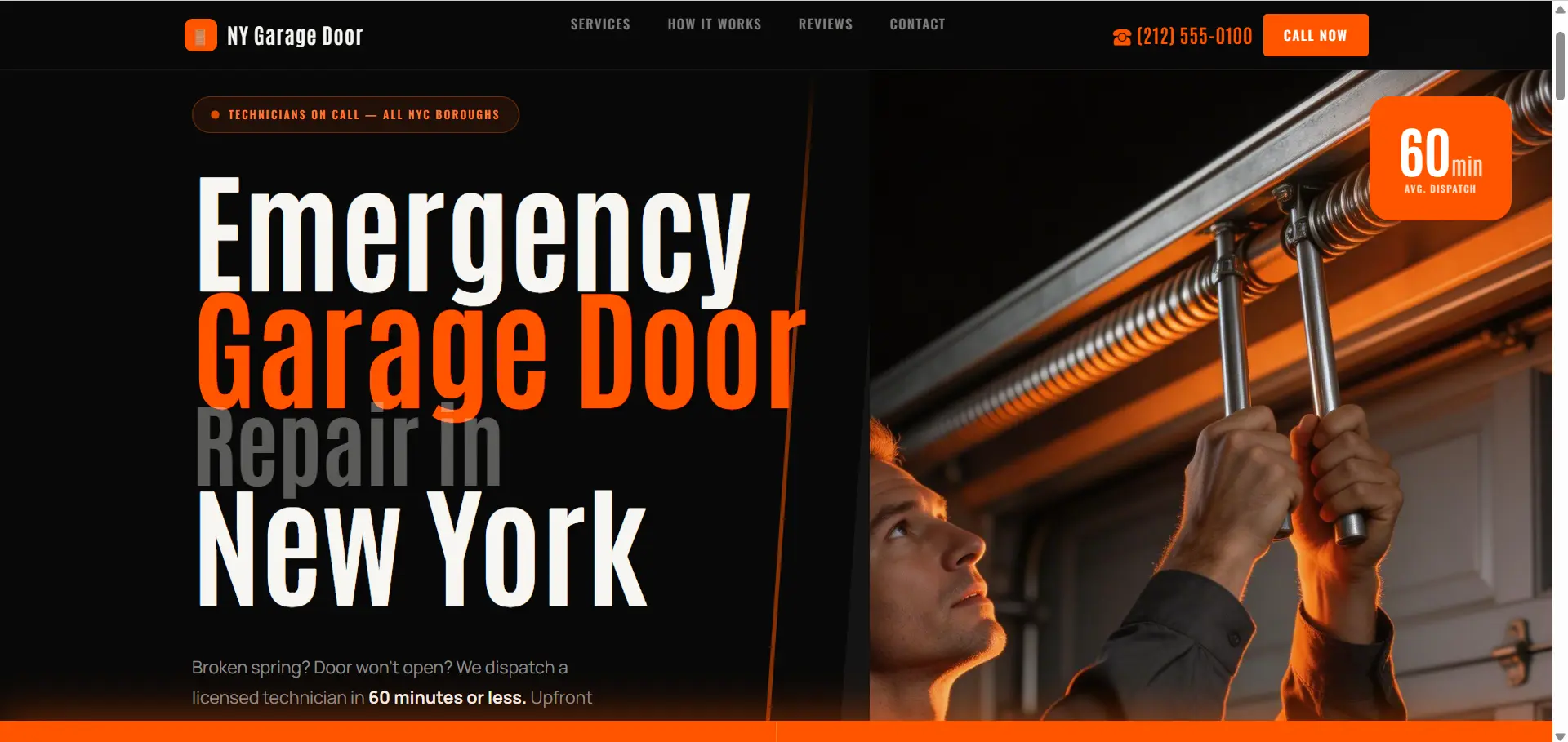 Emergency Garage Door